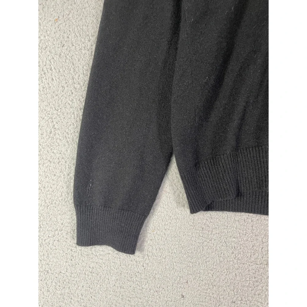 Banana Republic Mens Black Cashmere Sweater XL Knit Pullover Luxury‎